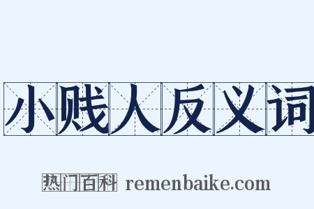 小贱人反义词是什么意思的图片